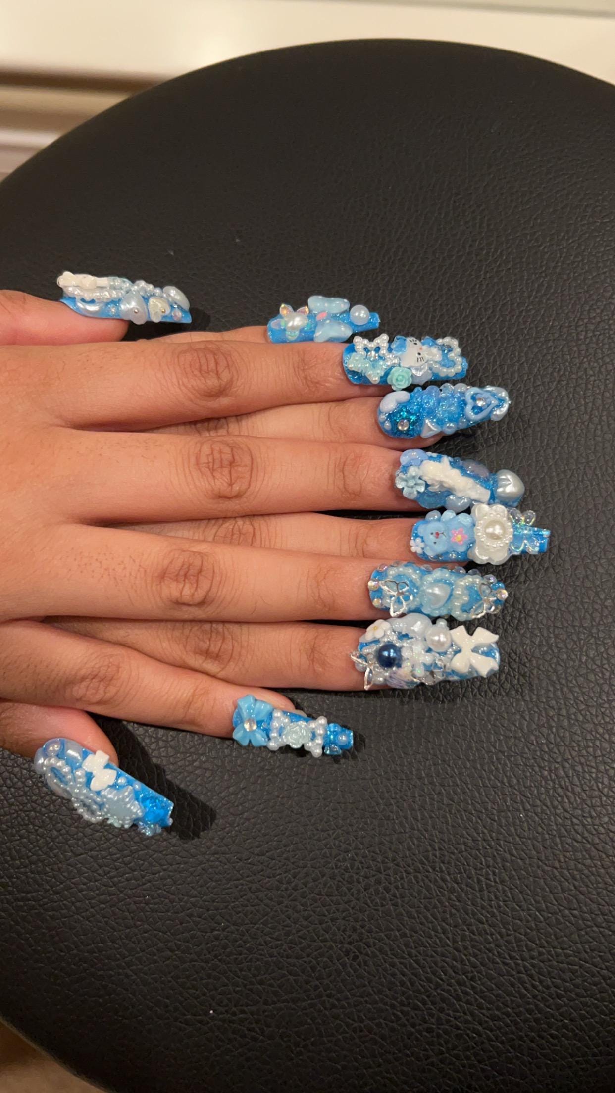 Custom Press-On Nail Commissions: Your Design on Reusable Nails