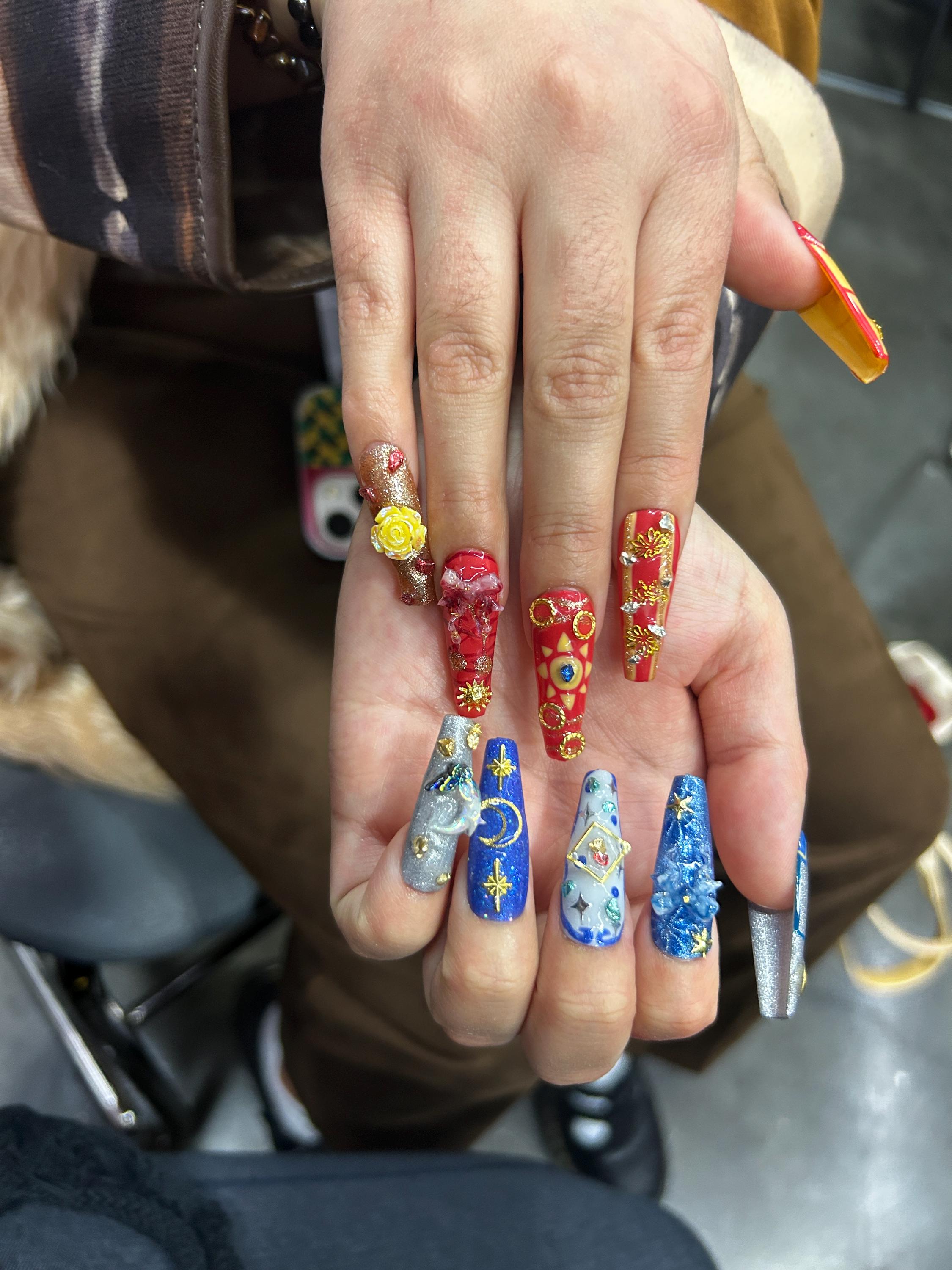 Custom Press-On Nail Commissions: Your Design on Reusable Nails
