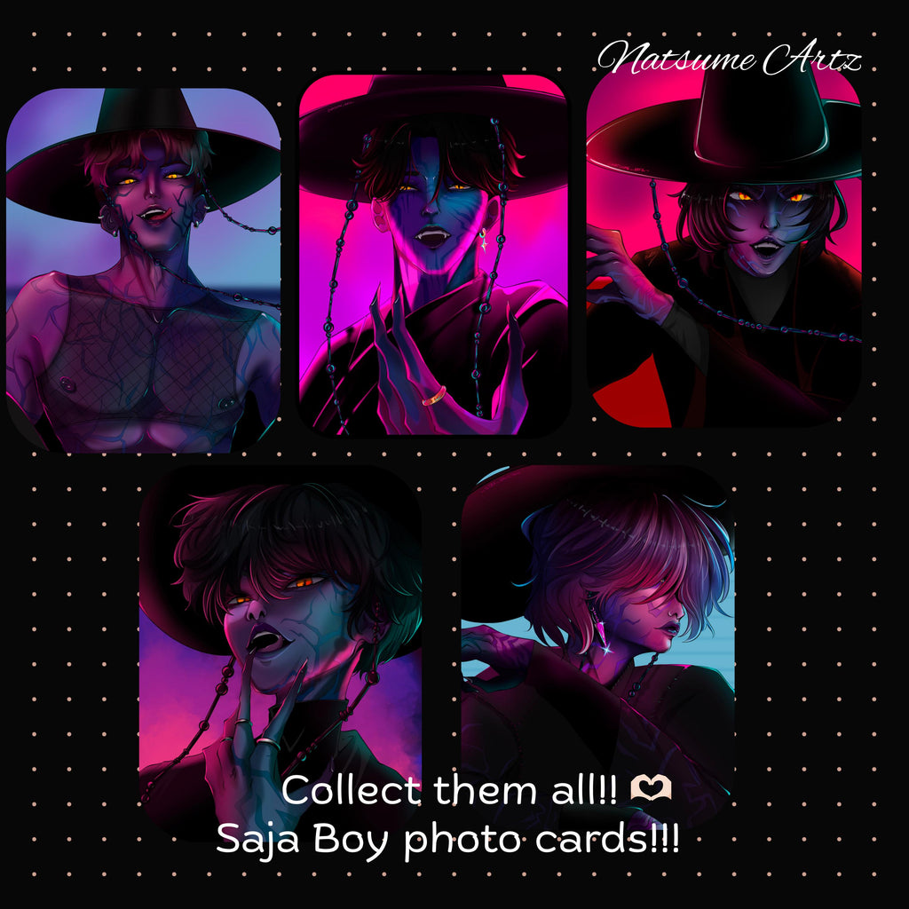 K-Pop Demon Hunters Saja Boys Photo Cards