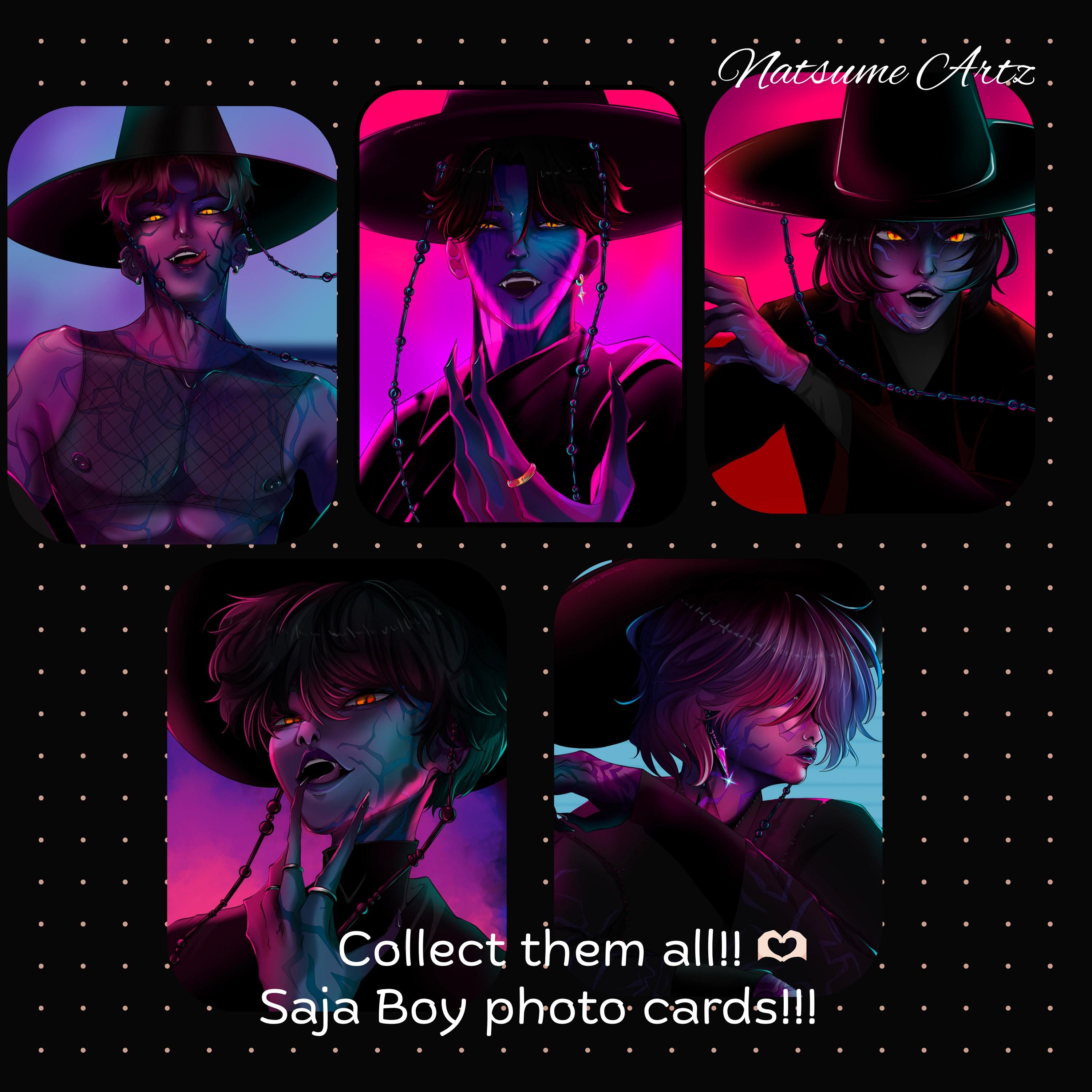 K-Pop Demon Hunters Saja Boys Photo Cards