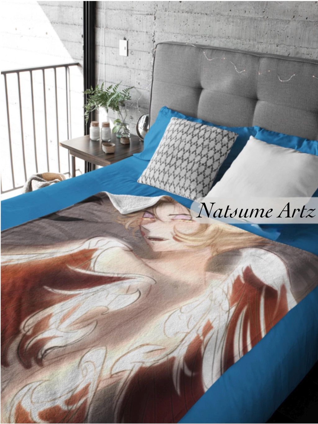 Soft Lucifer Hazbin Hotel Blanket: Comfortable Throw Blanket