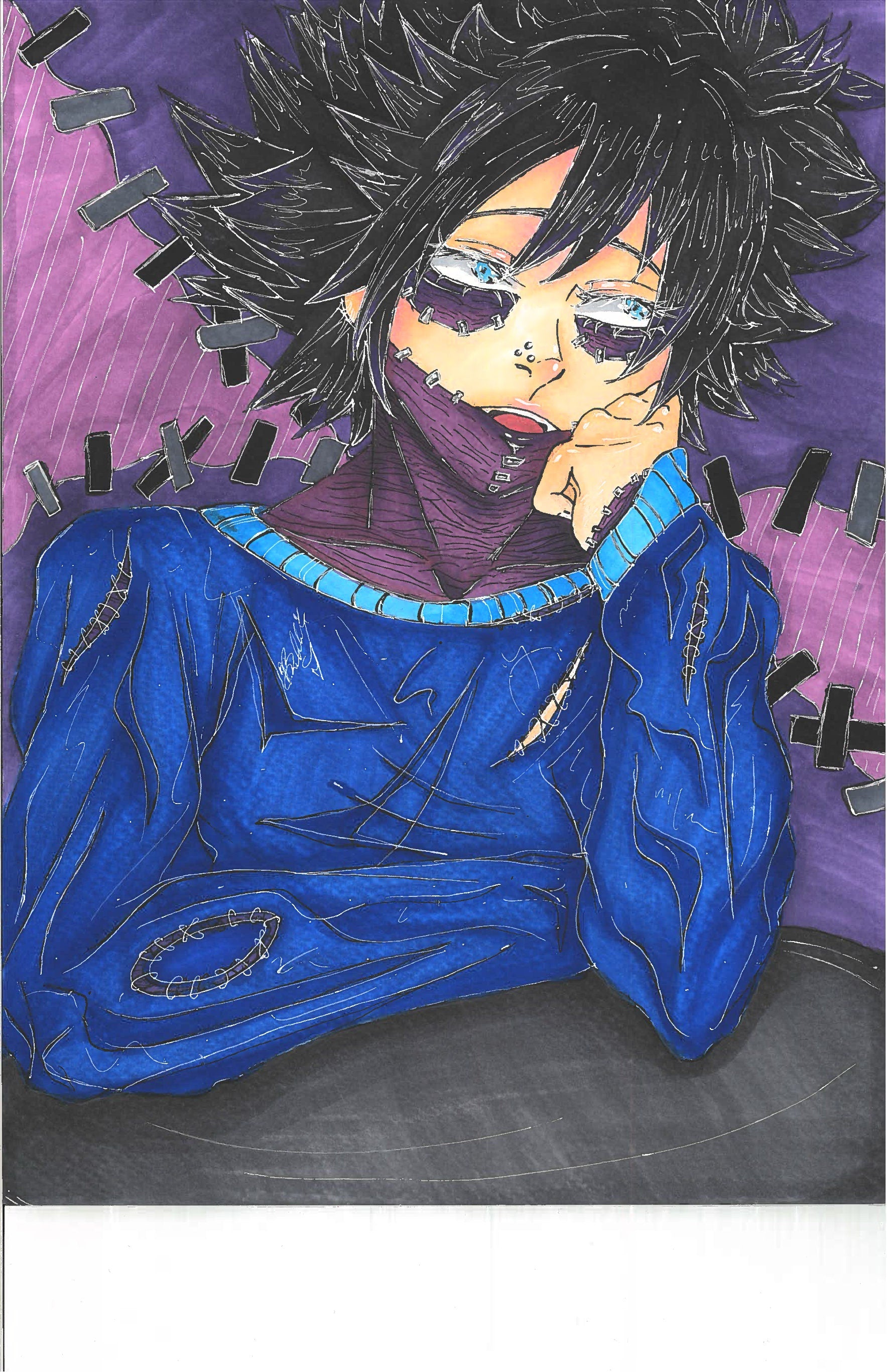 My Hero Academia Dabi Fanart Print