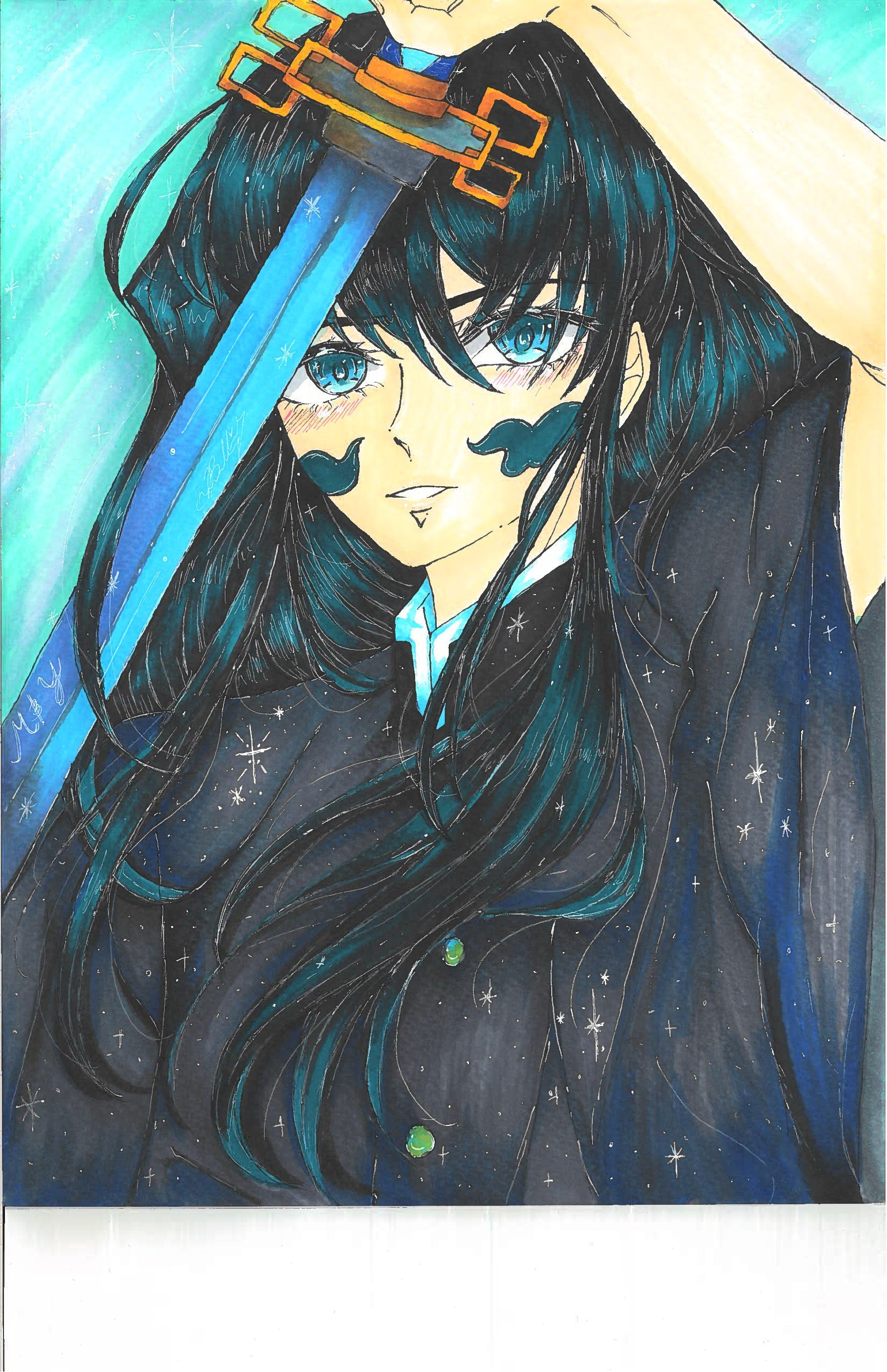 Demon Slayer Muichiro Tokito Fanart Print