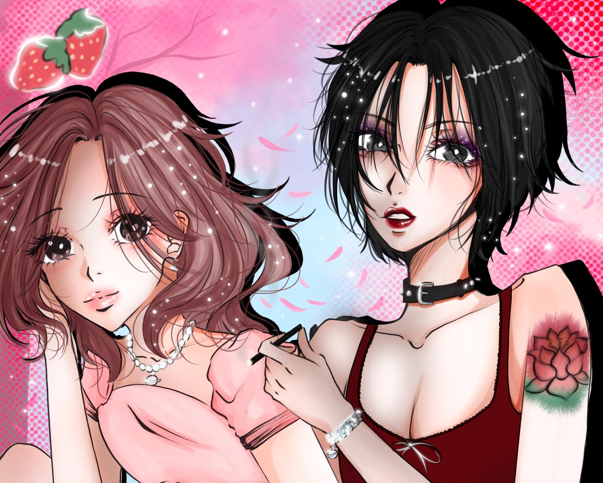 Nana and Hachi Fanart Print
