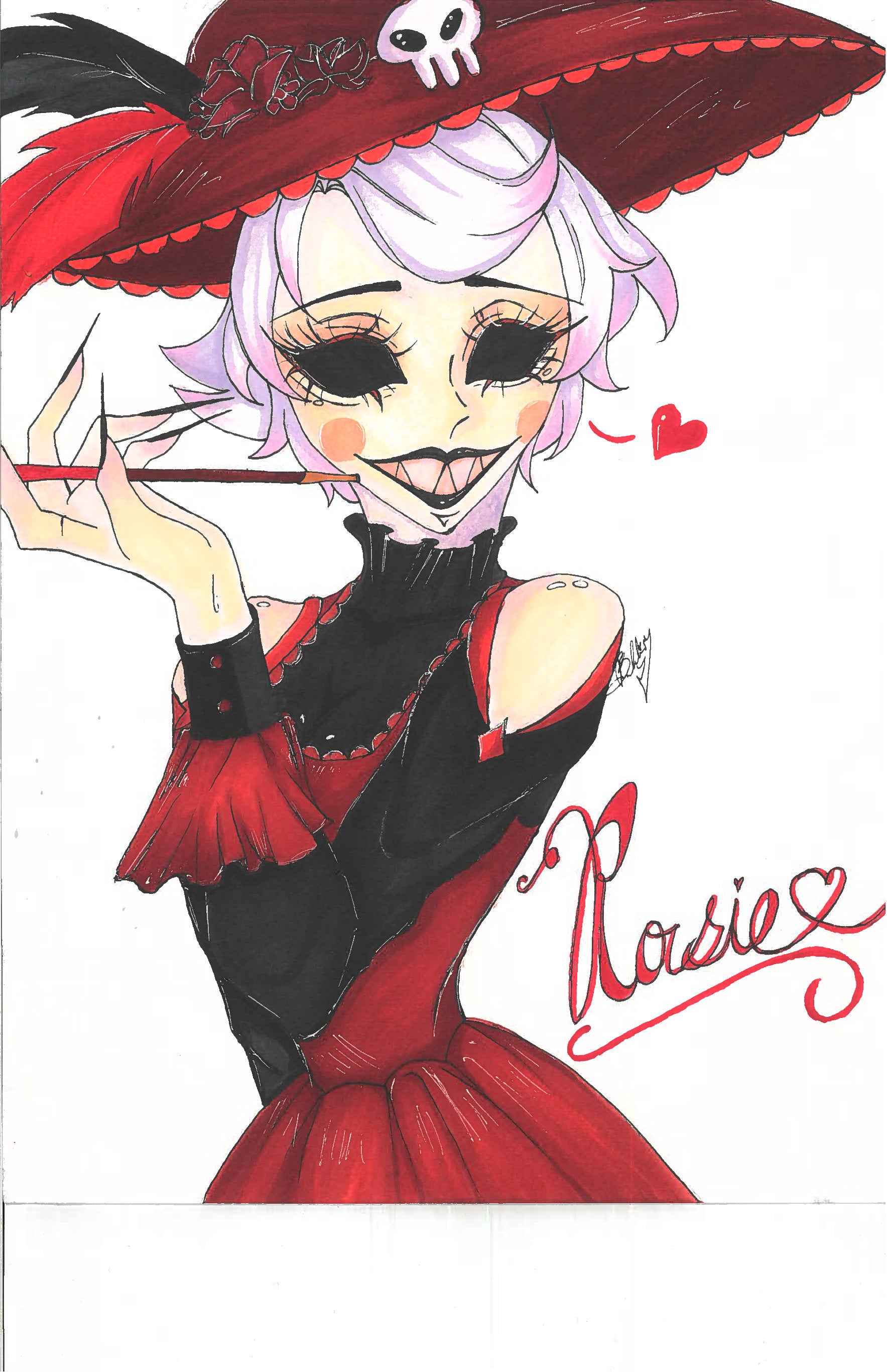 Hazbin Hotel Rosie Fanart Print