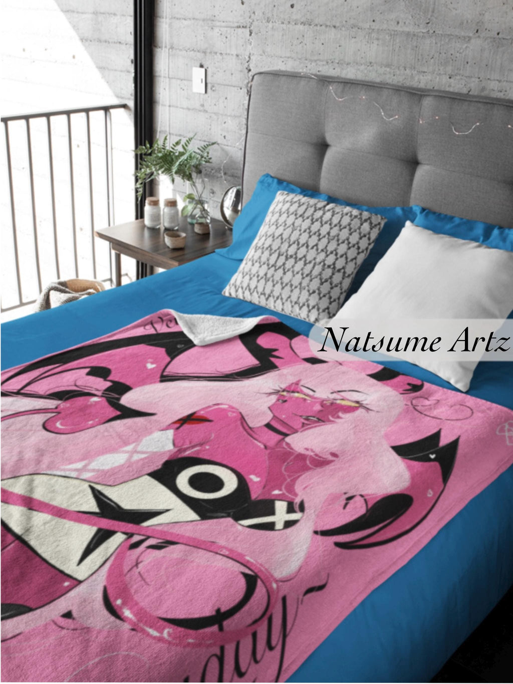 Verosika Helluva Boss Soft Plush Blanket: Comfortable Throw