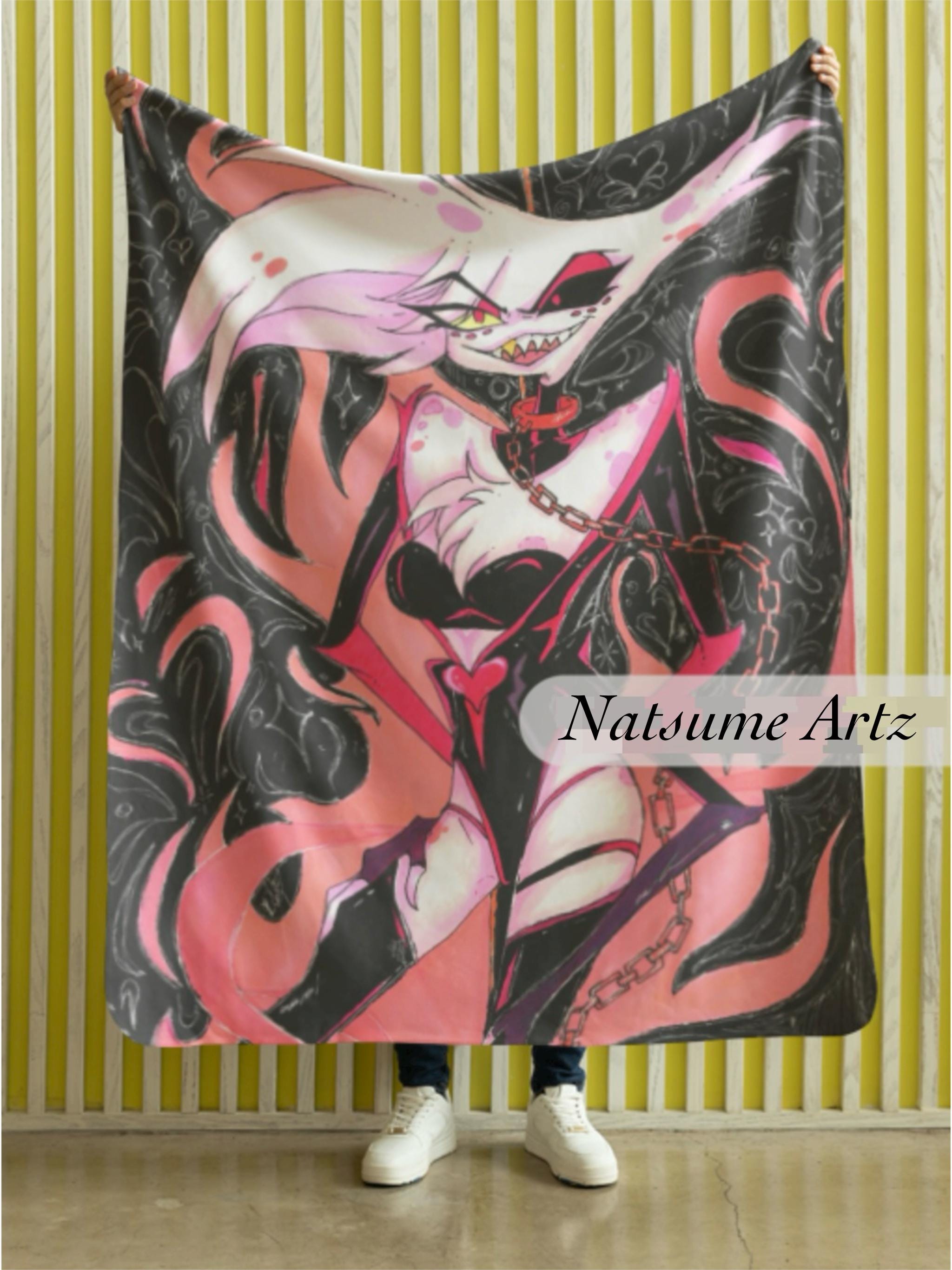 Angel Dust Hazbin Hotel Blanket