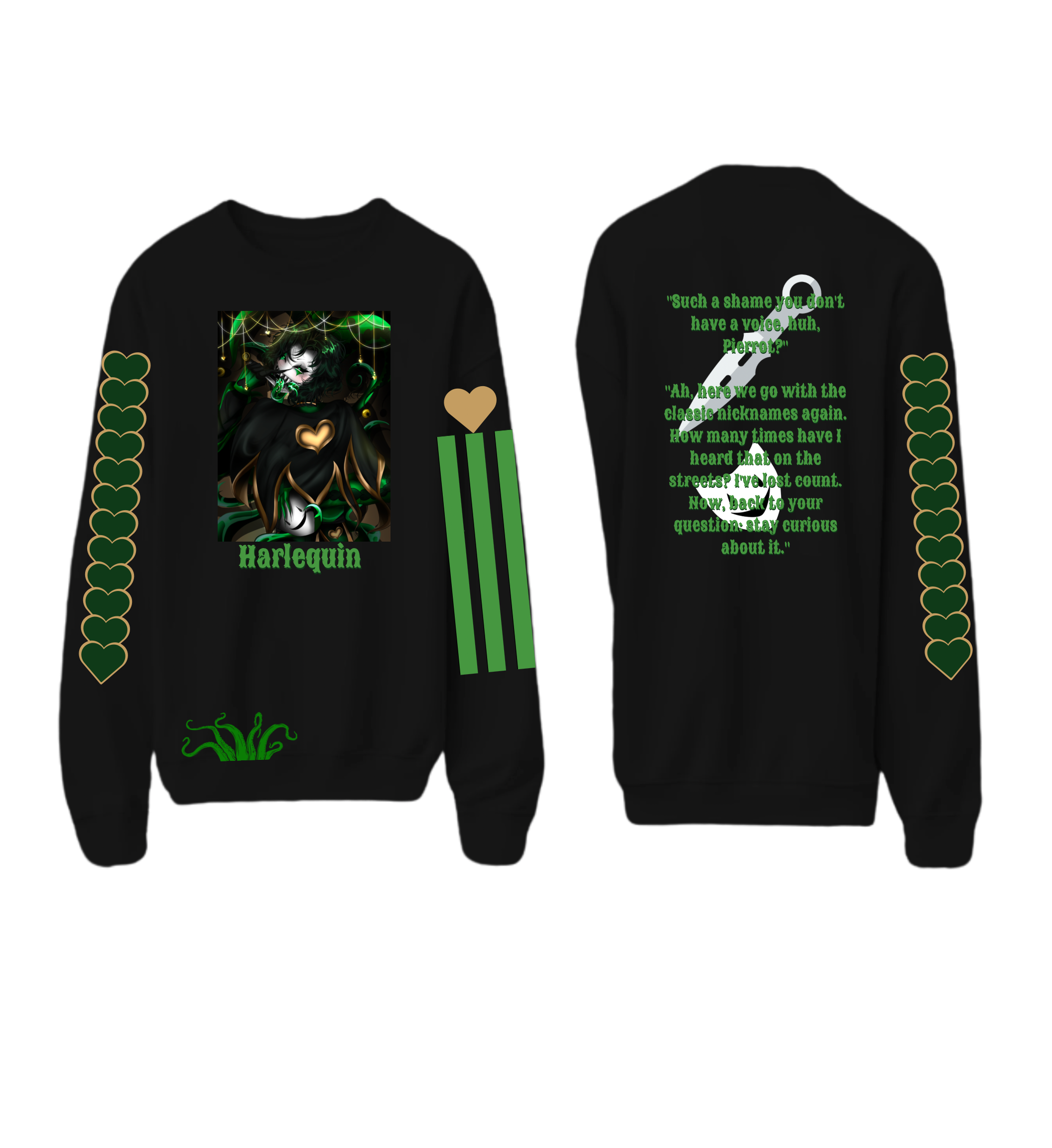 Harlequin Freak Circus Sweatshirt