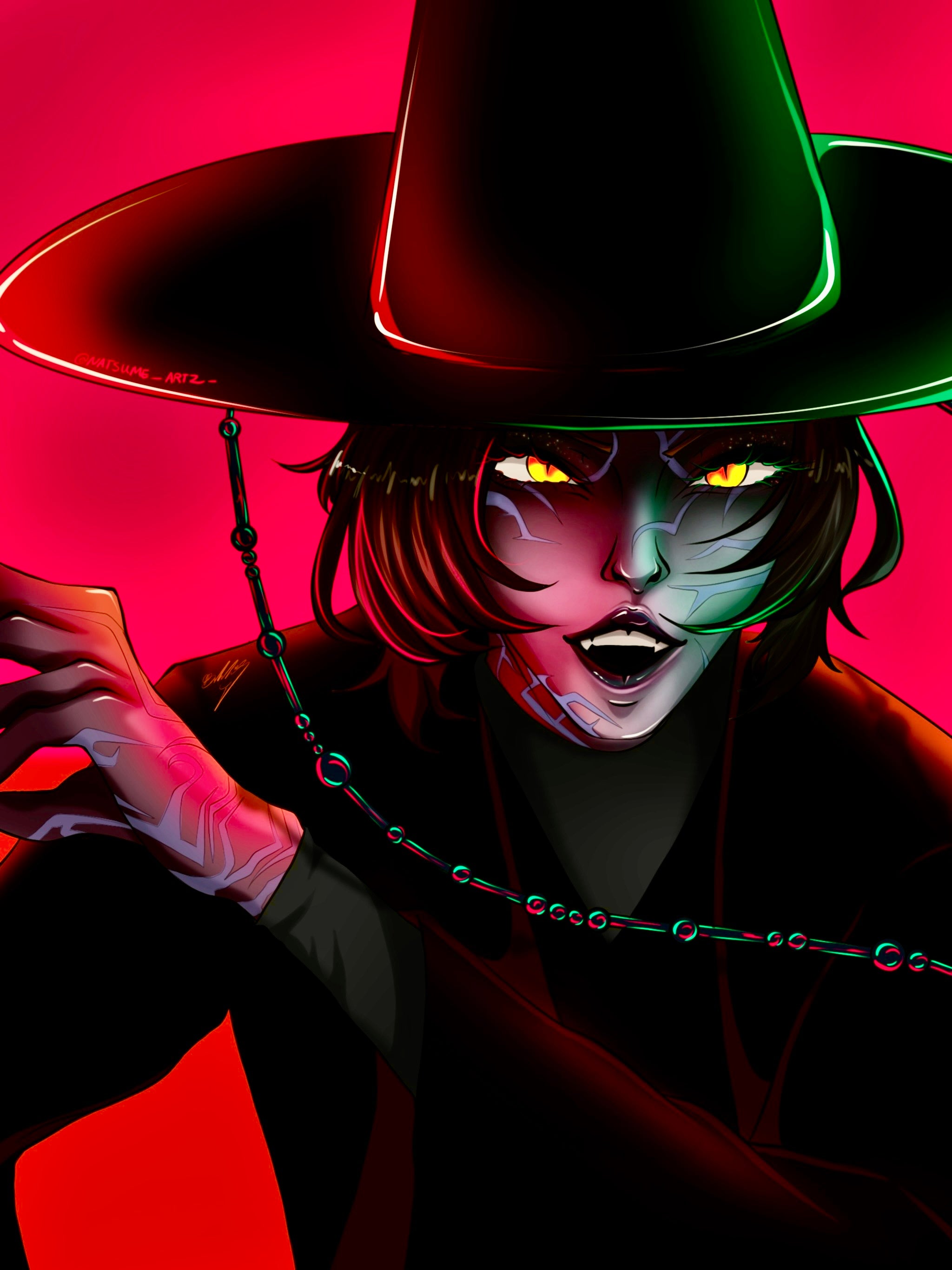 K-Pop Demon Hunters Romance Print