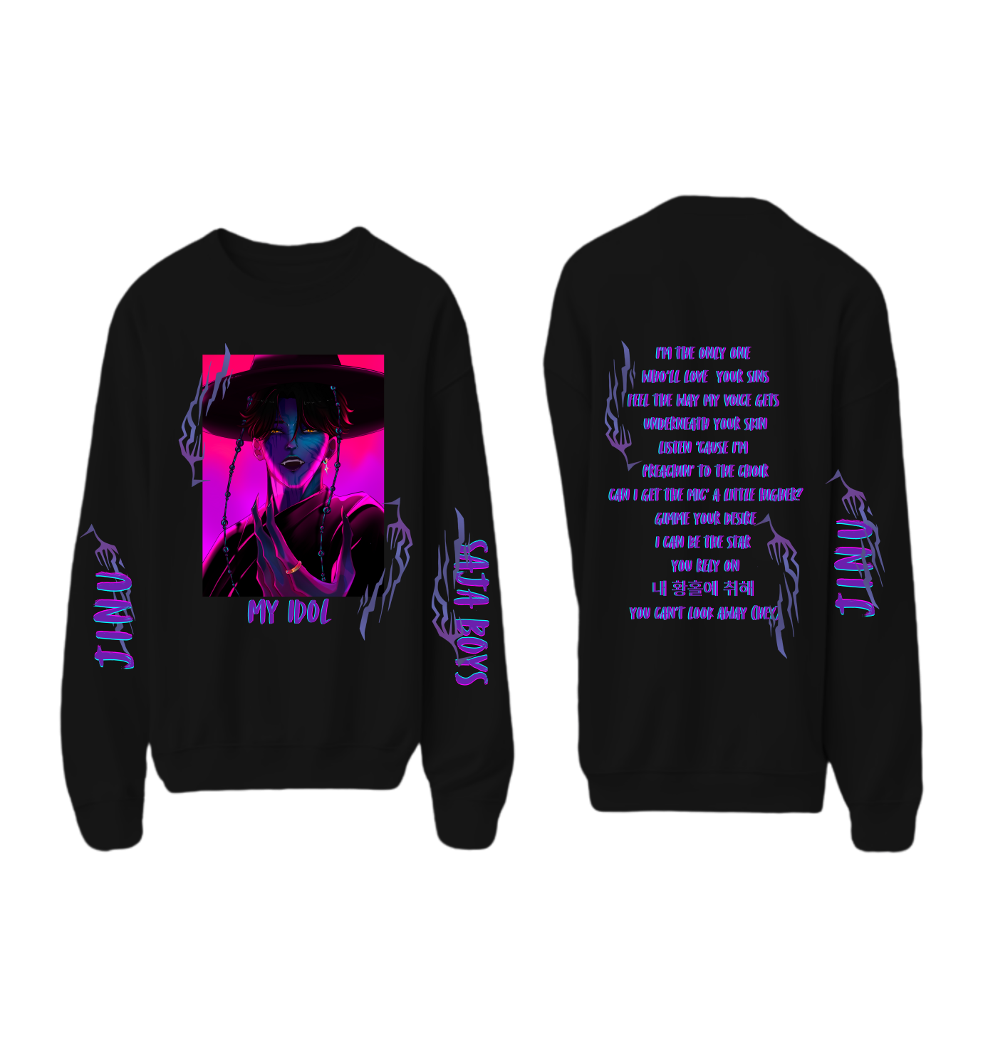 K-Pop Demon Hunters Jinu Sweatshirt