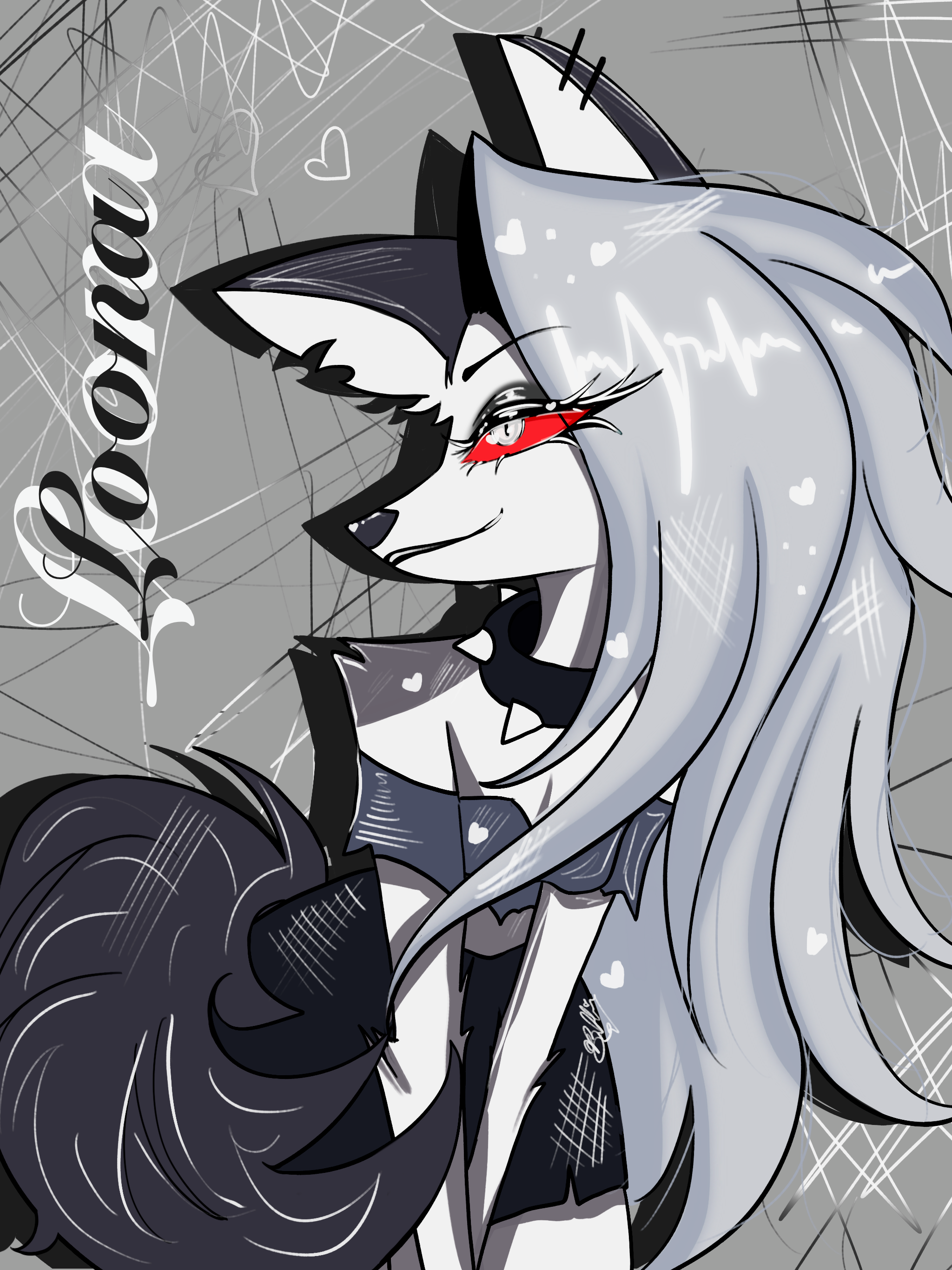 Loona Helluva Boss Print