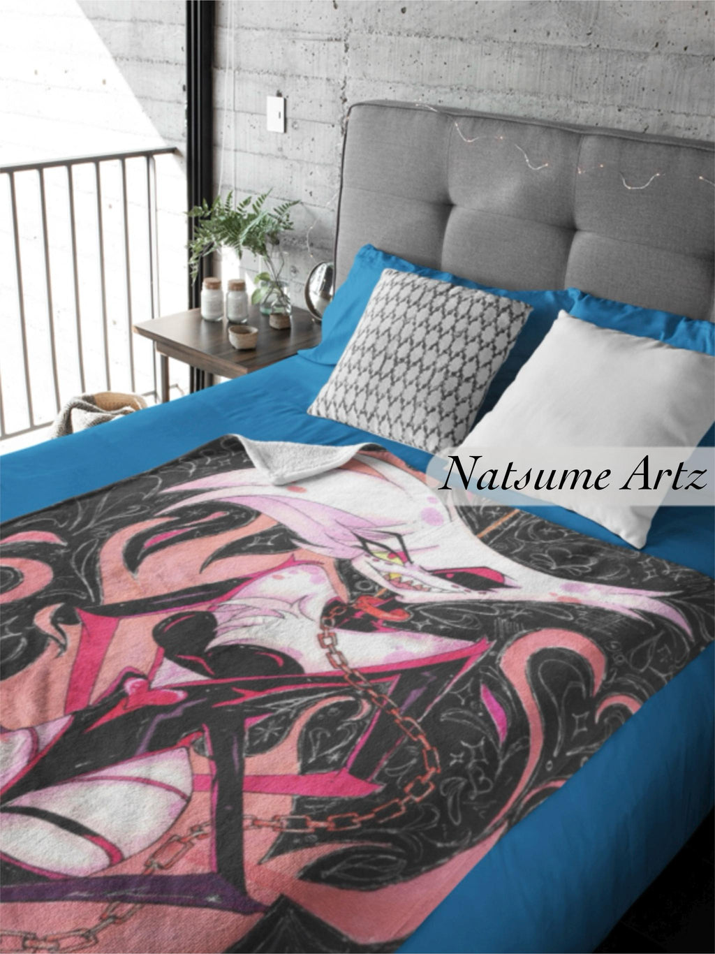 Angel Dust Hazbin Hotel Blanket