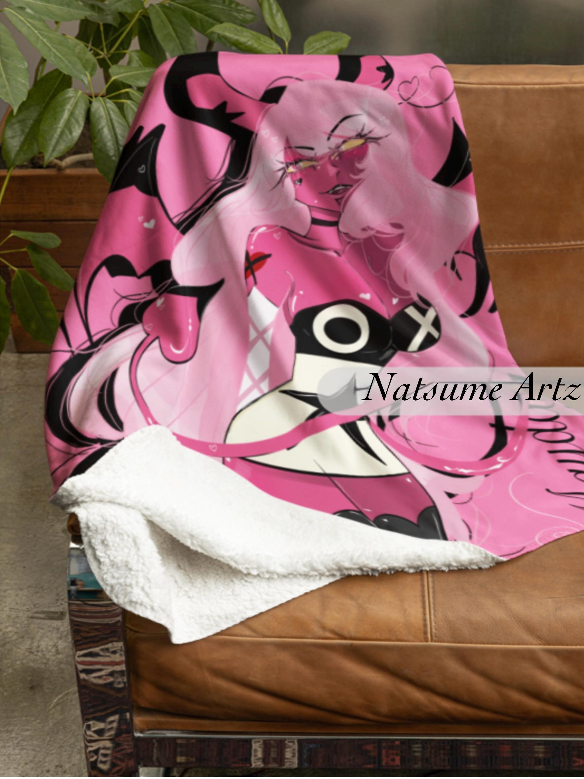 Verosika Helluva Boss Soft Plush Blanket: Comfortable Throw