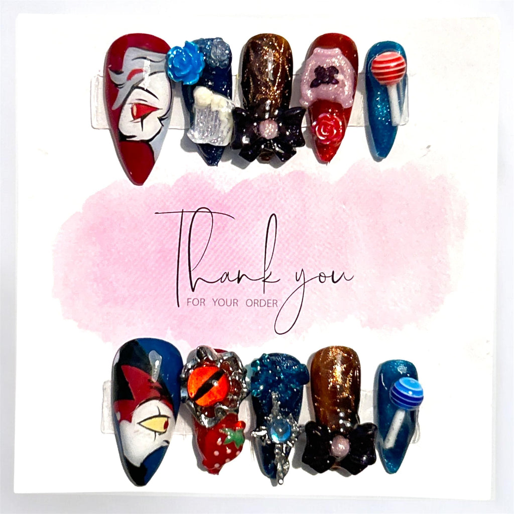 Custom Press-On Nail Commissions: Your Design on Reusable Nails