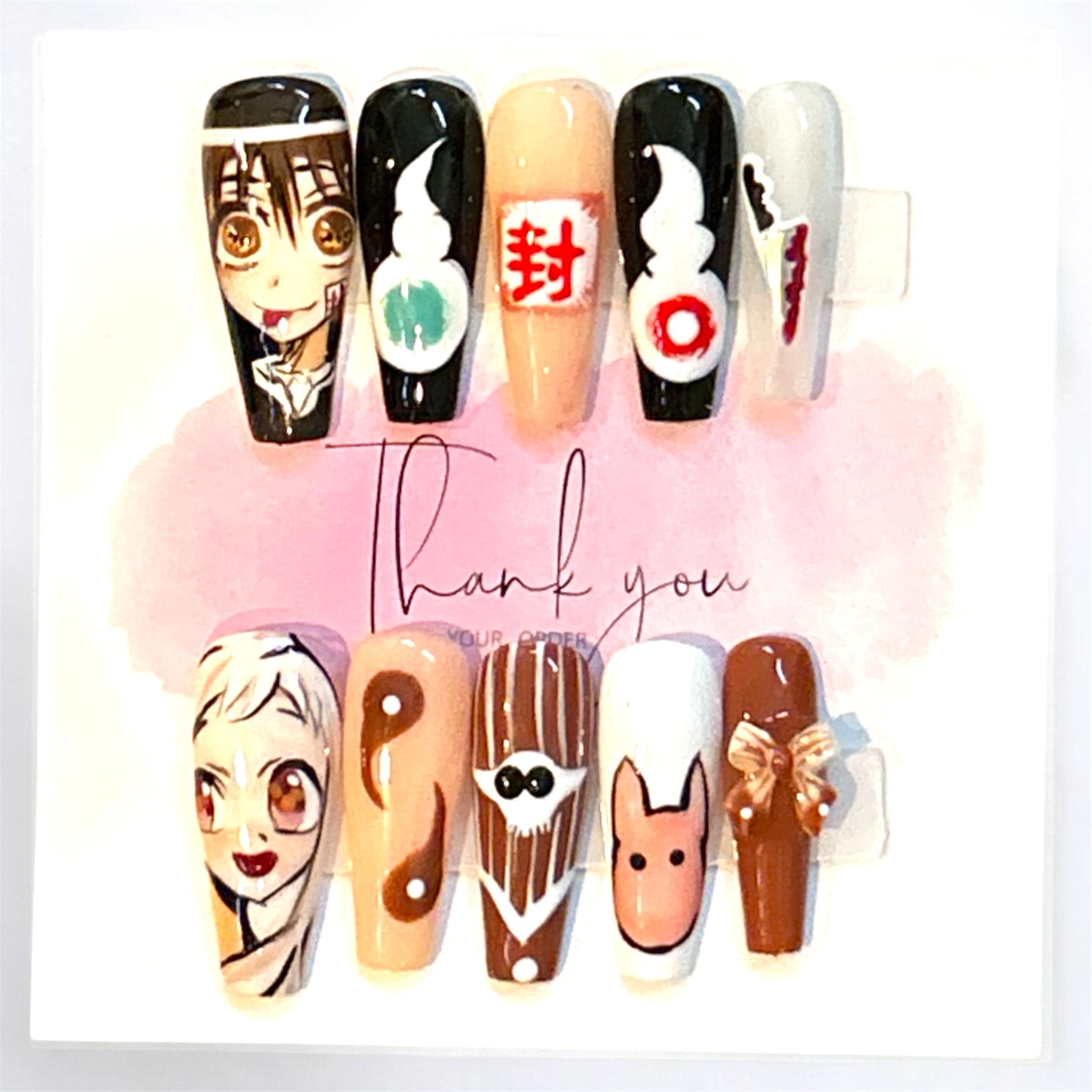 Custom Press-On Nail Commissions: Your Design on Reusable Nails