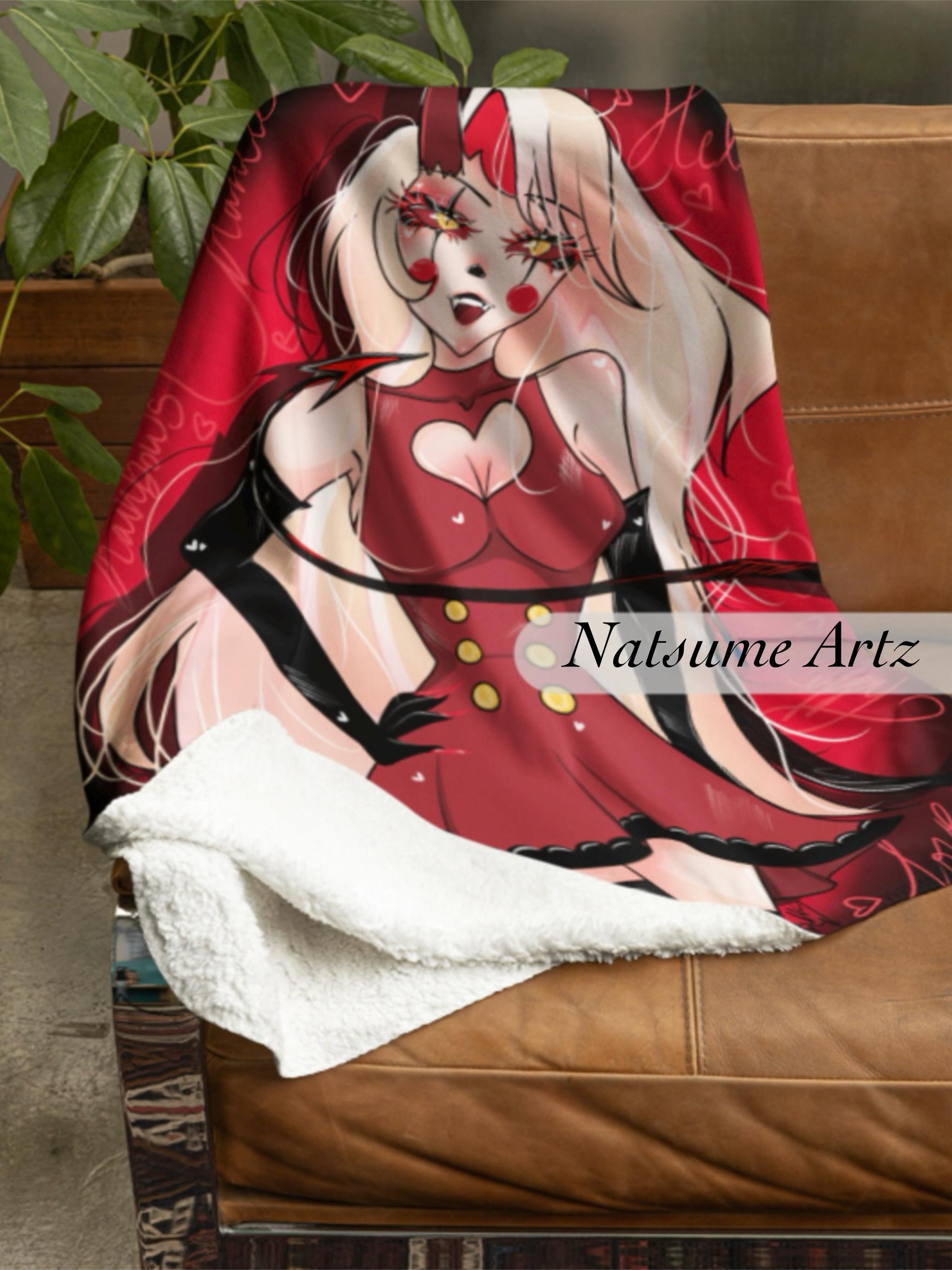 Soft Charlie Hazbin Hotel Blanket: Comfortable Travel Companion
